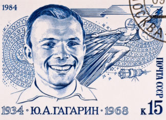 Il volo di Gagarin 1476 0 L astrofilatelia il volo di Gagarin_ok